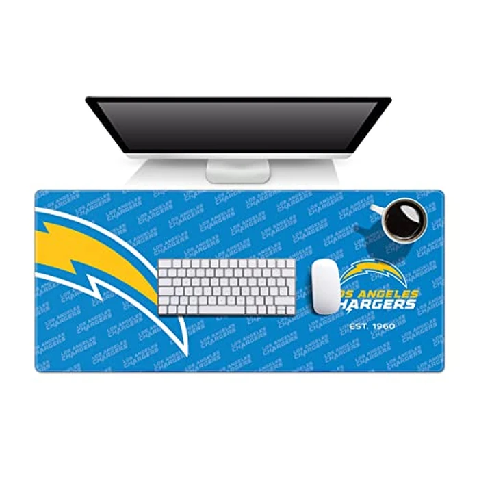 YouTheFan NFL Los Angeles Chargers Logo Series Desk Pad by YouTheFan - Image 1