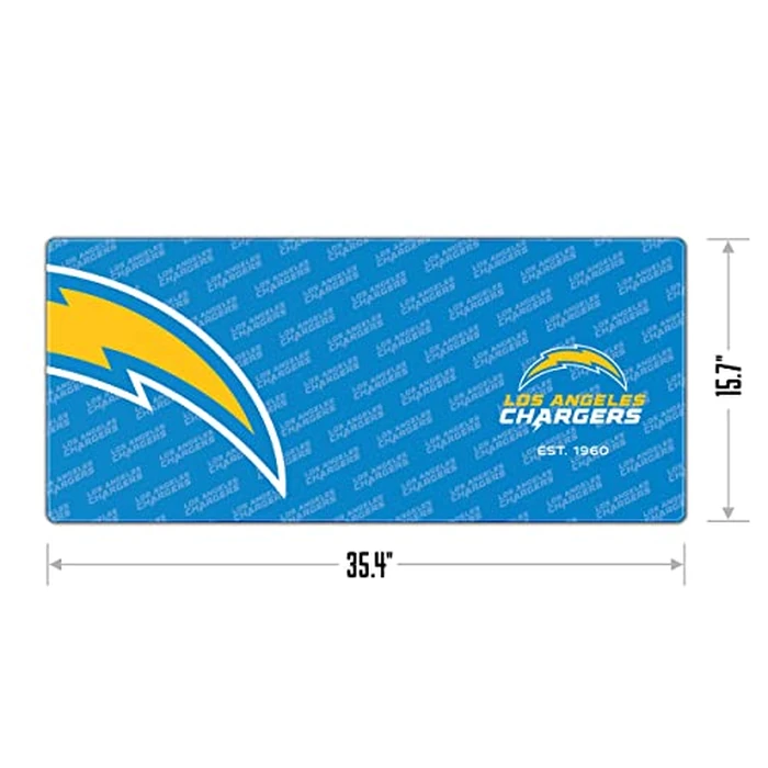 YouTheFan NFL Los Angeles Chargers Logo Series Desk Pad by YouTheFan - Image 2