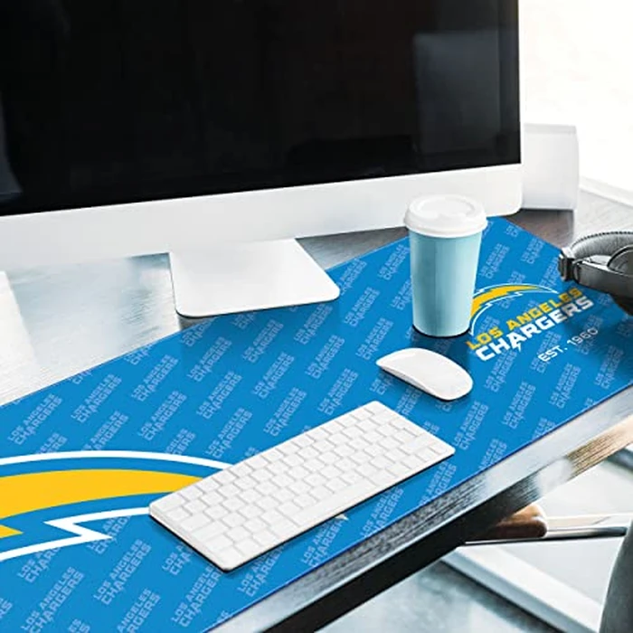 YouTheFan NFL Los Angeles Chargers Logo Series Desk Pad by YouTheFan - Image 3