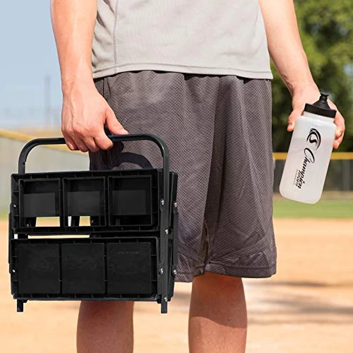 Champion Sports Collapsible Water Bottle Carrier Black, Standard by Champion Sports - Image 7