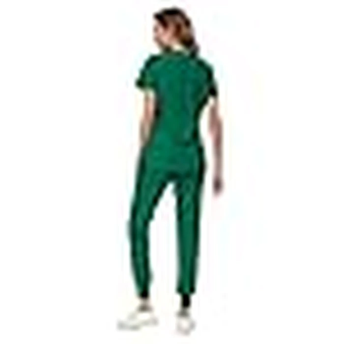 COZYFIT Scrubs for Women Set - Stretch V-Neck Scrub Top & Jogger Pant with 8 Pockets, Yoga Waistband, Slim Fit COZY SCRUBS - Hunter Green, 5XL by COZYFIT - Image 6