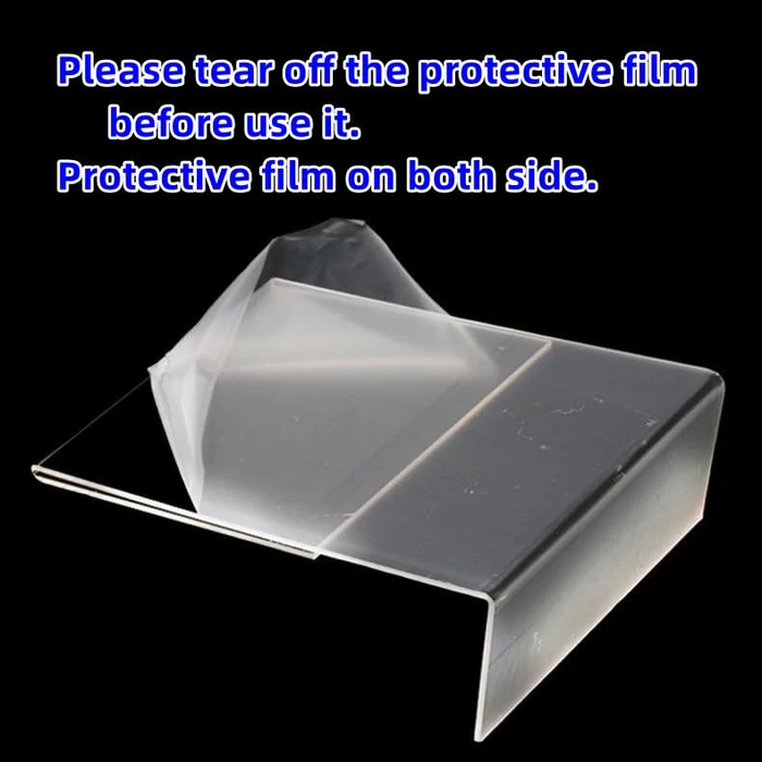 Acrylic Sign Holder 8.5 x 11 Inch, 3 Pack Clear Display Table Sign Stand, L-Shape Plastic Message Board Stand for Exhibition, Office, Store, Restaurant by Yepphetco - Image 5