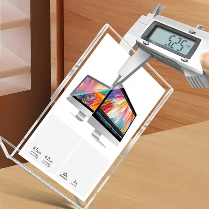 Acrylic Sign Holder 8.5 x 11 Inch, 3 Pack Clear Display Table Sign Stand, L-Shape Plastic Message Board Stand for Exhibition, Office, Store, Restaurant by Yepphetco - Image 9