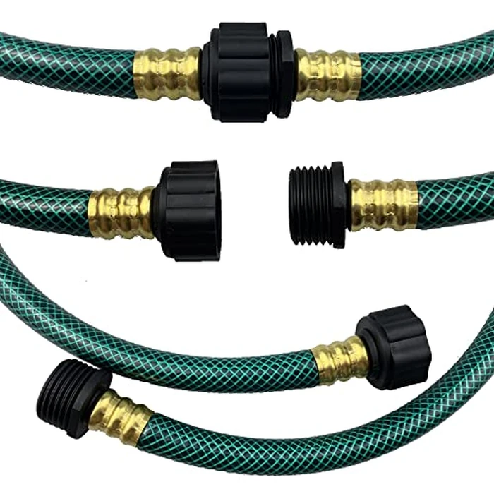 Darnassus PVC Garden Hose 1/2 Inch, 4 FT Flexible Water Hose Green with Male and Female Plastic Fittings - No Leaking and Lightweight for Household Outdoors Lawns Patio by Darnassus - Image 8