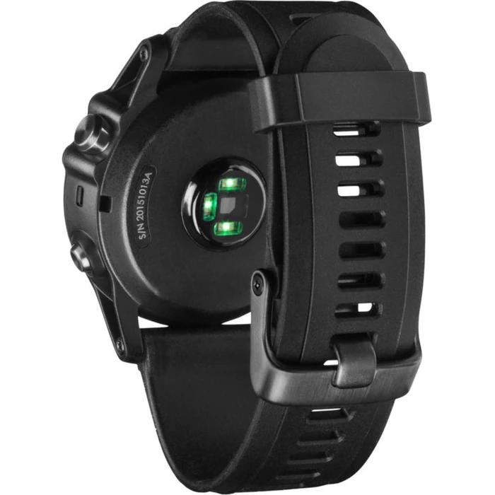 Garmin Fenix 3 HR GPS Smartwatch - 32MB - 30.4mm - Slate Gray Fiber-reinforced Polymer Case with Black Silicone Silicone Band by Garmin - Image 4