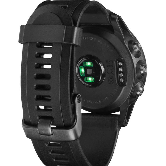 Garmin Fenix 3 HR GPS Smartwatch - 32MB - 30.4mm - Slate Gray Fiber-reinforced Polymer Case with Black Silicone Silicone Band by Garmin - Image 5