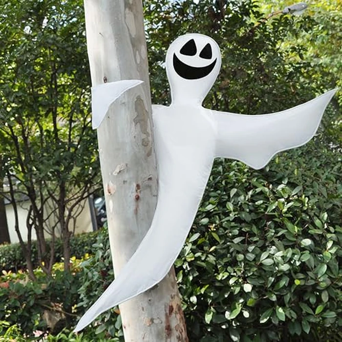 JOYIN Halloween Tree Wrap Ghost Decoration Outdoor, Smiling Hanging Ghost Decorations for Halloween Lawn, Tree Decor, Party Supplies by JOYIN - Used - Like New condition - US$7.06