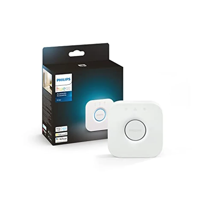 Philips Hue Bridge - Unlock the Full Potential of Hue - Multi-Room and Out-of-Home Control - Create Automations and Zones - Secure, Stable Connection Won't Strain Your Wi-Fi - Works with Voice, Matter by Philips Hue - Used - Like New condition - CA$52.08