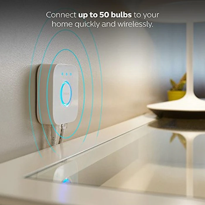 Philips Hue Bridge - Unlock the Full Potential of Hue - Multi-Room and Out-of-Home Control - Create Automations and Zones - Secure, Stable Connection Won't Strain Your Wi-Fi - Works with Voice, Matter by Philips Hue - Image 4