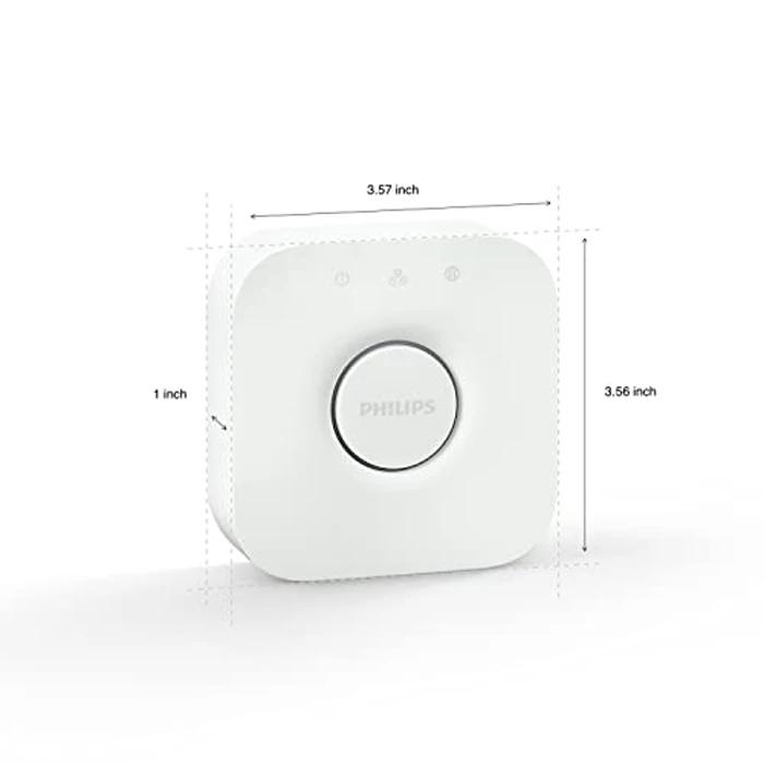 Philips Hue Bridge - Unlock the Full Potential of Hue - Multi-Room and Out-of-Home Control - Create Automations and Zones - Secure, Stable Connection Won't Strain Your Wi-Fi - Works with Voice, Matter by Philips Hue - Image 5
