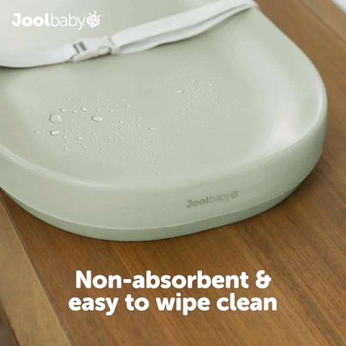 Waterproof Baby Changing Pad - Easy to Clean, Lightweight & Portable - Large Foam Cushion for Comfort - Jool Baby (Sage) by Jool Baby Products - Image 3