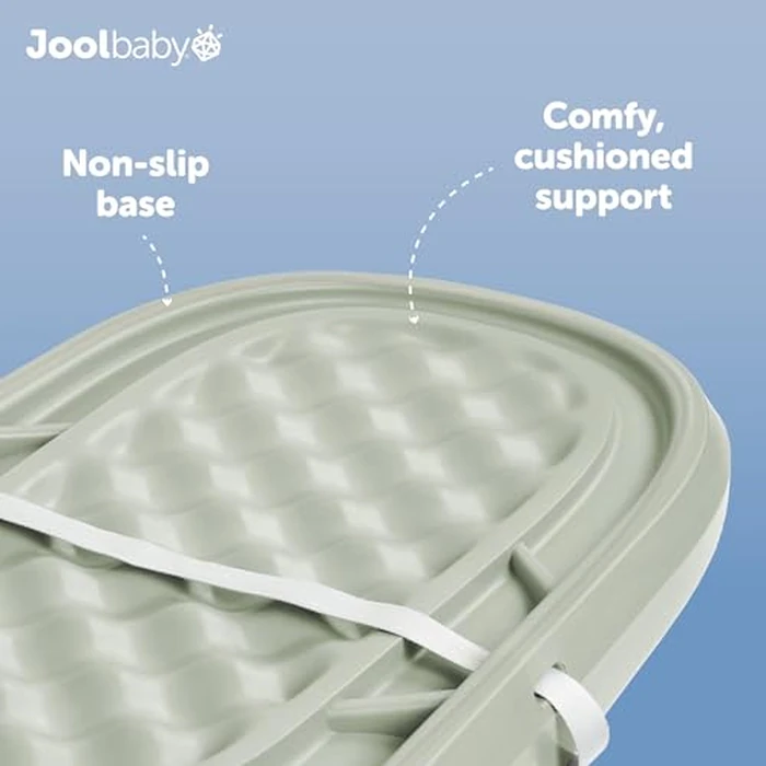 Waterproof Baby Changing Pad - Easy to Clean, Lightweight & Portable - Large Foam Cushion for Comfort - Jool Baby (Sage) by Jool Baby Products - Image 5