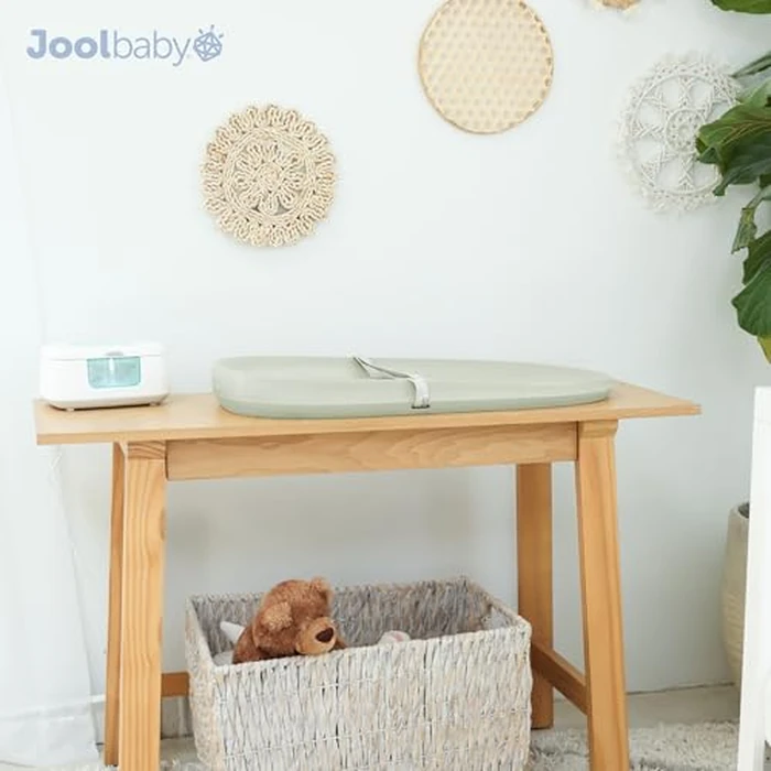 Waterproof Baby Changing Pad - Easy to Clean, Lightweight & Portable - Large Foam Cushion for Comfort - Jool Baby (Sage) by Jool Baby Products - Image 9