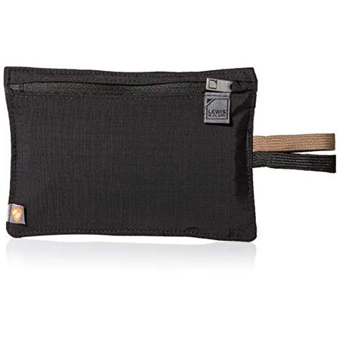 Lewis N. Clark RFID Blocking Money Belt Travel Pouch + Credit Card, ID, Passport Holder for Women & Men, Black, One Size by Lewis N. Clark - Image 1