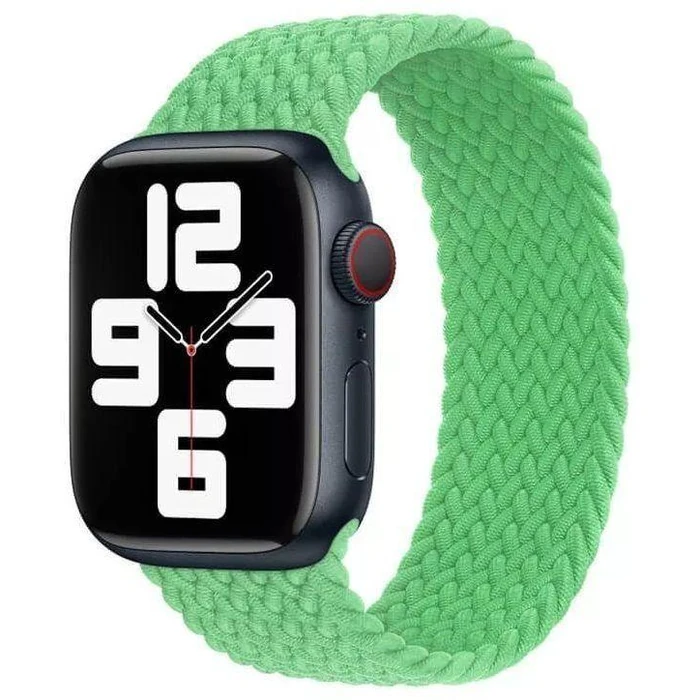 Apple Watch Braided Solo Loop (45mm) - Bright Green - Size 10 by Apple - Image 2