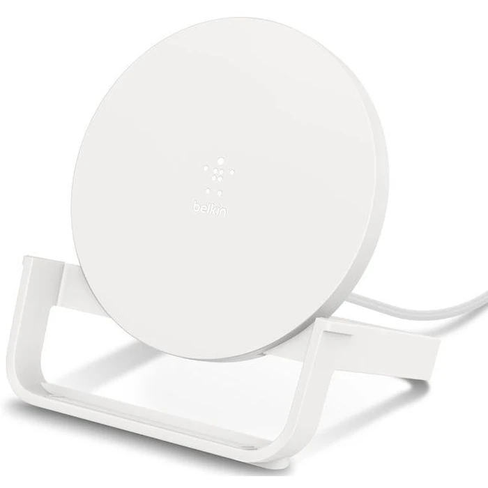 Belkin BoostCharge Wireless Charging Stand 10W - White by Belkin - Refurbished - Excellent condition - CA$40.99