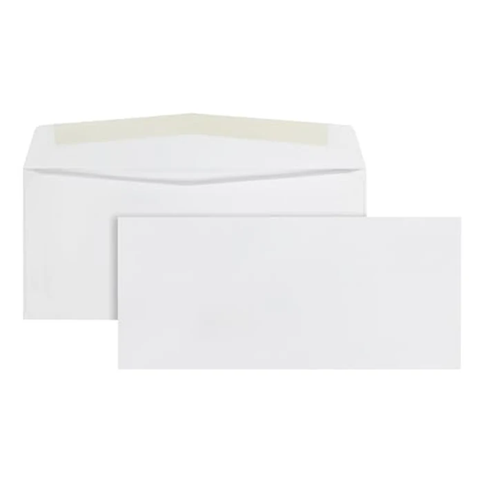 Quality Park Envelopes, #10, 4-1/8 x 9-1/2 Inches, Gummed Flap, 24 lb White Paper, Side Seams, Printer Compatible, 500 Count - Ideal for Home and Business Use - Envelopes by Quality Park - Image 7