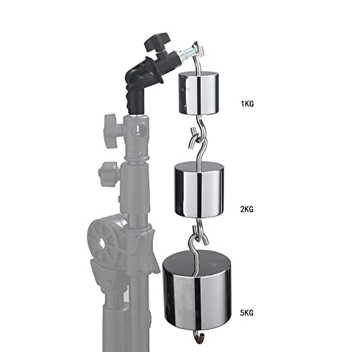 Alluneitter U-Shape Camera Flash 180 degreesSwivel Mount Bracket with Standard 1/4 to 3/8 inch Flat Head Metal Screw Spigot Stud Compatible for Umbrella Softbox Reflector Holder Stand for Video Studio Light by Alluneitter - Image 6