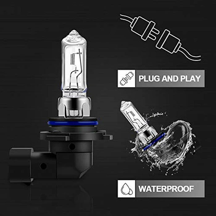WinPower 9005 HB3 Halogen Bulbs, 60W 4300K Super Bright Warm White High Low Beam Headlight Fog Light Bulb Replacement, Pack of 2 by WinPower - Image 5