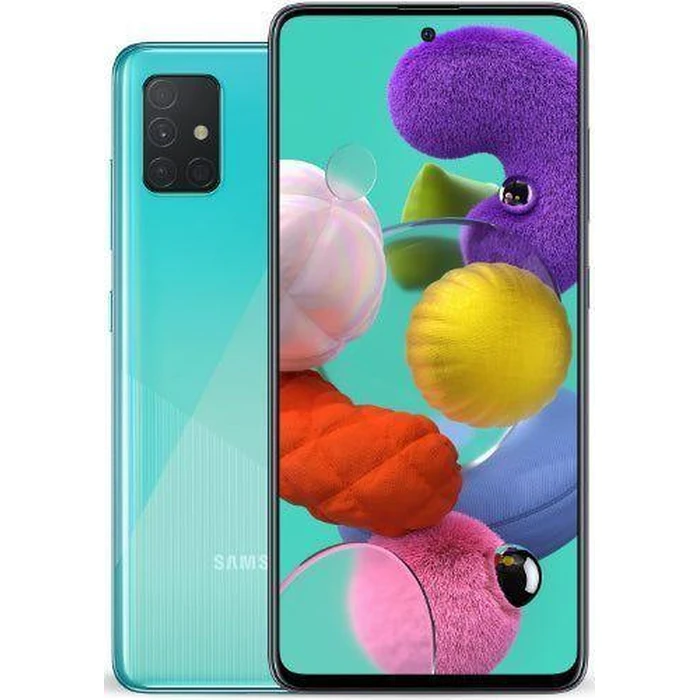 Galaxy A51 - 128GB - 4GB RAM - 1 Physical SIM - Prism Crush Blue - Unlocked by Samsung - Refurbished - Good condition