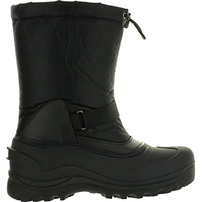L&M(R) Men's Winter Snow Boots Shoes WaterProof Insulated 2008 (7.5, Black 2008) by L&M - Image 2