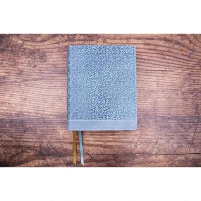 NIV, Journal the Word Bible (Perfect for Note-Taking), Large Print, Leathersoft, Teal, Red Letter, Comfort Print: Reflect, Take Notes, or Create Art Next to Your Favorite Verses by Zondervan - Image 2