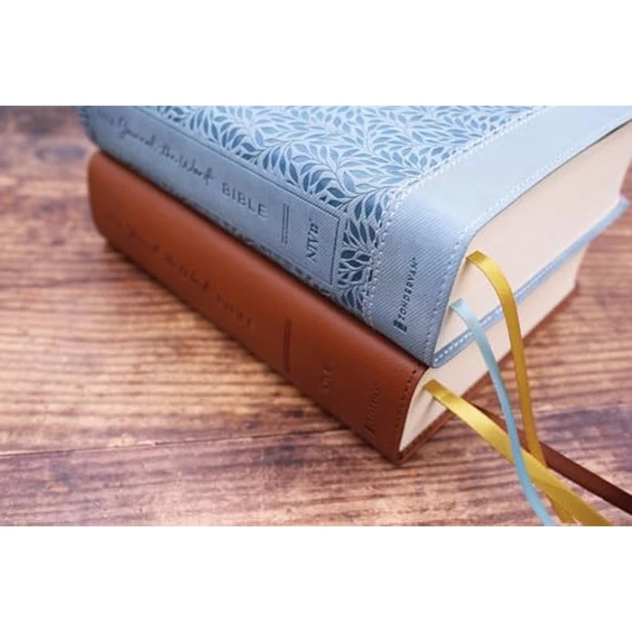 NIV, Journal the Word Bible (Perfect for Note-Taking), Large Print, Leathersoft, Teal, Red Letter, Comfort Print: Reflect, Take Notes, or Create Art Next to Your Favorite Verses by Zondervan - Image 8