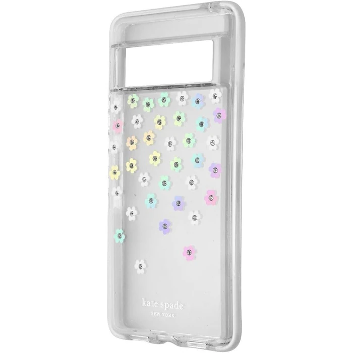 Kate Spade New York Defensive Hardshell Phone Case for Google Pixel 7 - Scattered Flowers by Kate Spade - Image 2