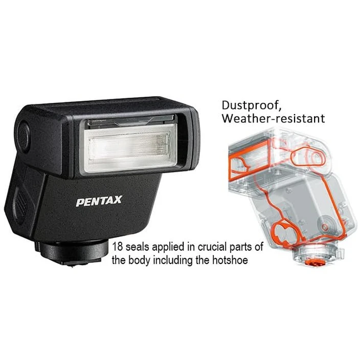 PENTAX AF180FG Compact P-TTL auto Flash, dustproof and Weather-Resistant Construction, Bounce-Flash functionality, Simplified Operation by Pentax - Image 2