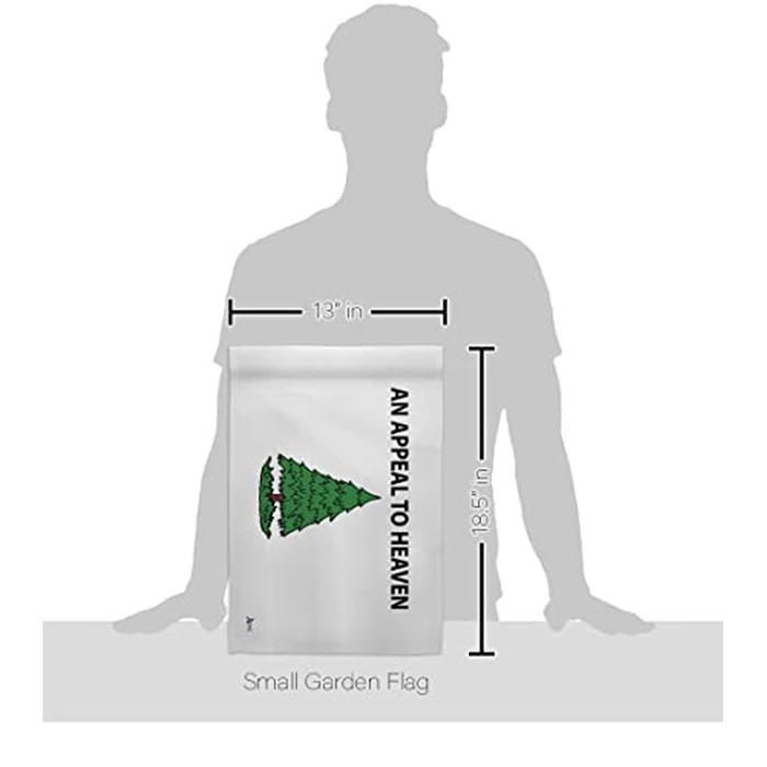 AN Appeal To Heaven Garden Flag - Set with Stand Patriotic Historic July Memorial Veteran Independence United State American - House Banner Small Yard Gift Double-Sided Made In USA ,13 X 18.5 Inches by Americana Home & Garden - Image 5