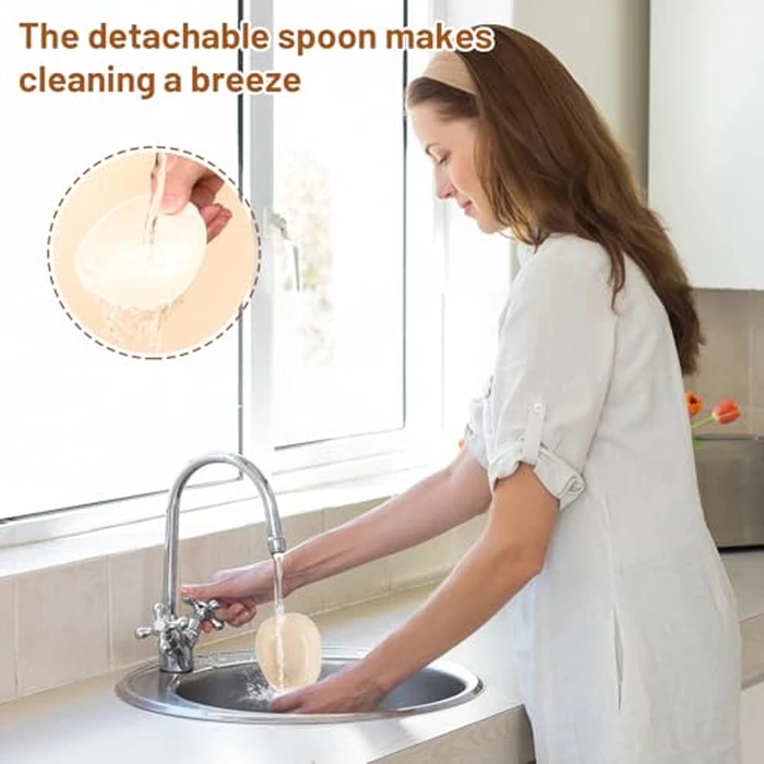 Digital Measuring Spoon Scale, 800g / 0.1g High Precision Electric Measuring Spoon with Led Display, Upgraded Multi-Functional Digital Food Scale, Removable Handle for Kitchen Gadgets and Daily Meals by BybuSec - Image 4