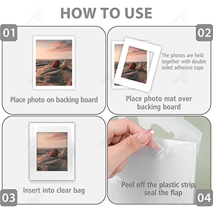 Golden State Art, Acid Free, Pack of 25, 11x14 White Picture Mats Mattes with White Core Bevel Cut for 8x10 Photo + Backing + Bags by Golden State Art - Image 5