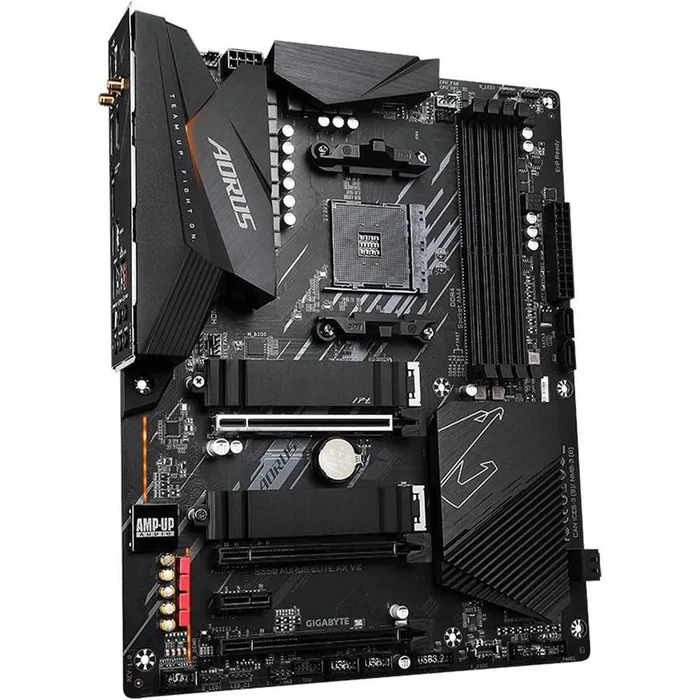 GIGABYTE B550 AORUS ELITE AX V2 AM4 AMD B550 ATX Motherboard with Dual M.2, SATA 6Gb/s, USB 3.2 Gen 2, 2.4/5 GHz Dual-Band, 2.5 GbE LAN, PCIe 4.0 by GIGABYTE - Image 5