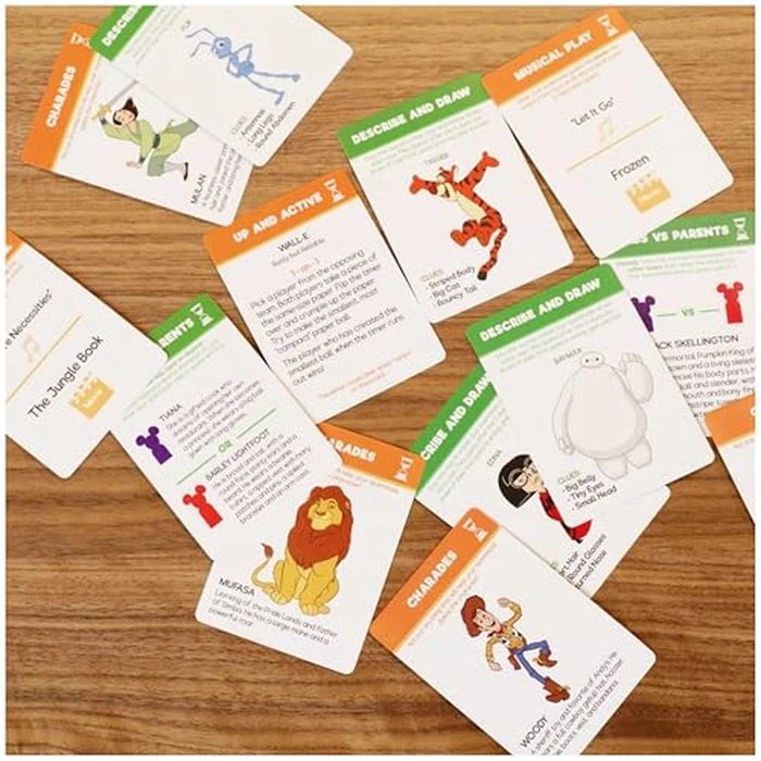 Spin Master Games, Beat The Parents Disney Edition, Kids vs. Parents Family Board Game, Up-and-Active Trivia & Challenges, Disney Games, 4 Players, for Ages 8 & Up by Spin Master Games - Image 9