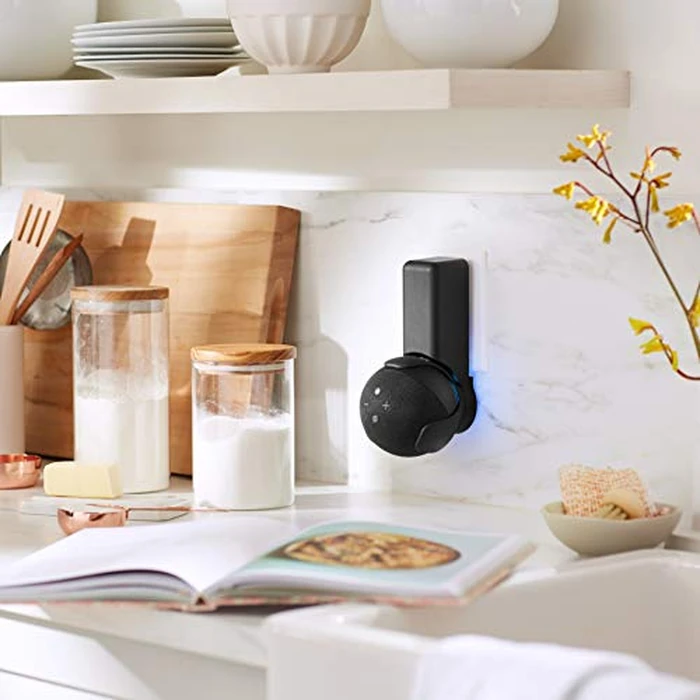 Made For Amazon Outlet Hanger, Black, for Echo Dot (4th generation) by ECHOGEAR - Image 5