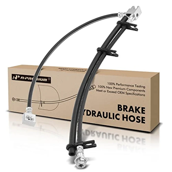 A-Premium Rear Driver Brake Hydraulic Hose Compatible with Select Ford Models - E-350 E350 Super Duty 2005-2017/2019/2021, E-450 E450 Super Duty 2008-2019/2021 - Replace# 8C2Z2A442B by A-Premium - Image 1