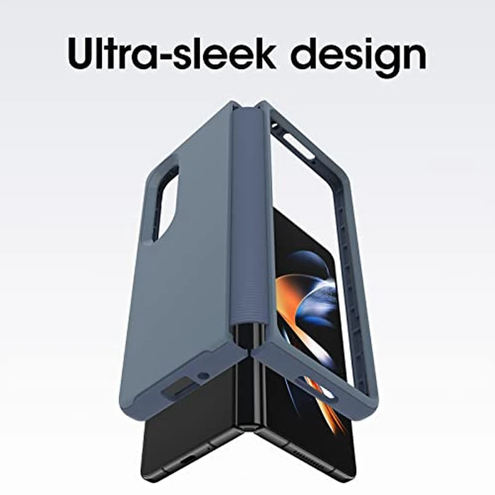 OtterBox Symmetry Flex Series case for the Samsung Z FOLD4 - BLUETIFUL (Blue) by OtterBox - Image 2