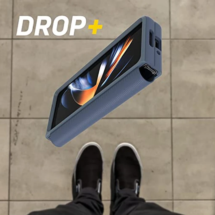 OtterBox Symmetry Flex Series case for the Samsung Z FOLD4 - BLUETIFUL (Blue) by OtterBox - Image 4