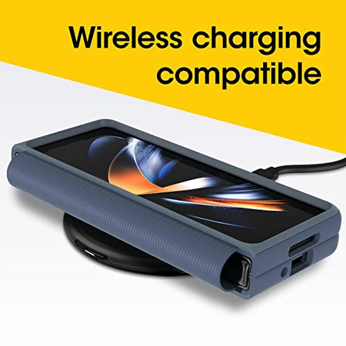 OtterBox Symmetry Flex Series case for the Samsung Z FOLD4 - BLUETIFUL (Blue) by OtterBox - Image 5