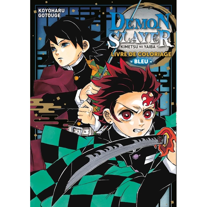 Demon Slayer : Livre de coloriage N degrees02: DEMON SLAYER -LIVRE DE COLORIAGE BLEU by Panini - Used - Acceptable condition