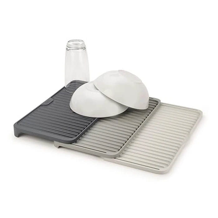 Joseph Joseph Tier Expandable Draining Board, Plastic, Grey, 2 by Joseph Joseph - Image 1