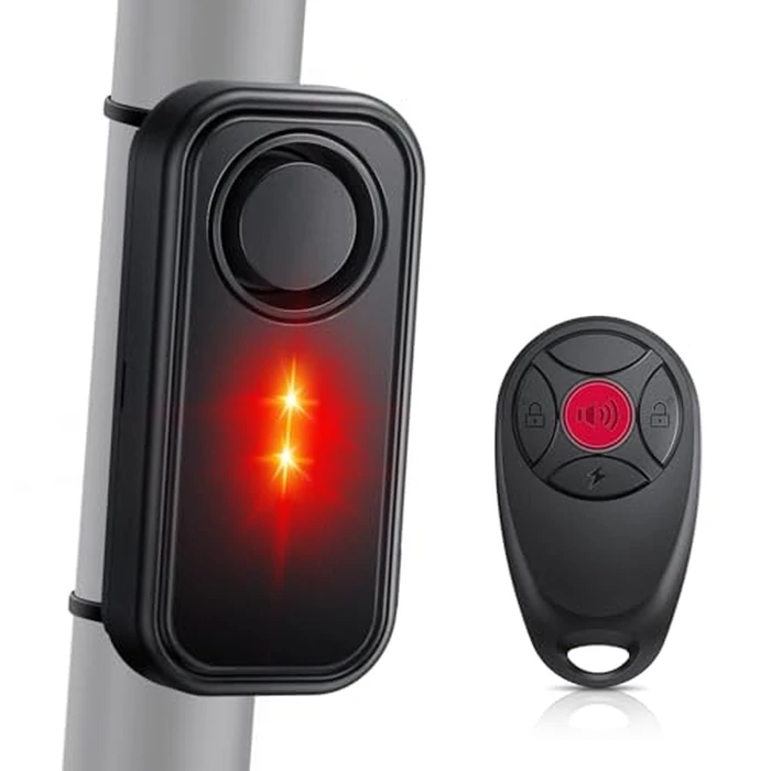 ONVIAN Car Alarm System, Ultra-Loud 113db Bike Alarm with Remote, IP66 Waterproof Anti Theft Car Device Vibration Motion Sensor, Bike Accessories for Motorcycle Moped Scooter Doors Window by Onvian - Used - Like New condition - US$13.83