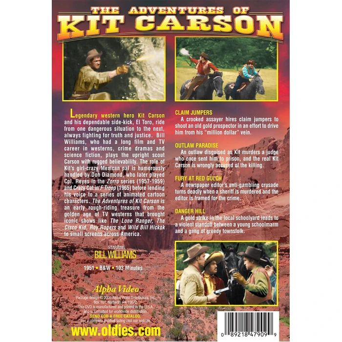 Adventures of Kit Carson - Volume 1 by Alpha Video - Image 2