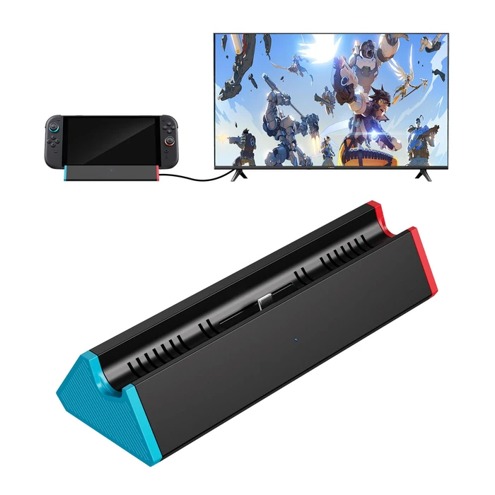 Antank Dock Station for Nintendo Switch 2/OLED/1, Portable Switch 2 TV Docking Station Replacement with 4K@60Hz HDMI Adapter/2 USB Port/Type C Port by Antank - Image 1