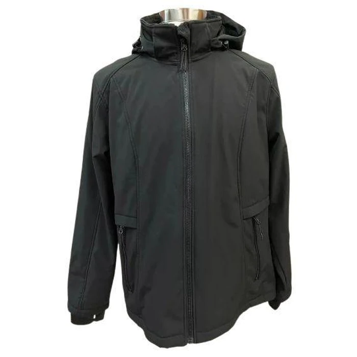 Free Country Super Softshell Women's Hooded Jacket XXL - Black by Free Country - Refurbished - Brand New condition - US$91.48