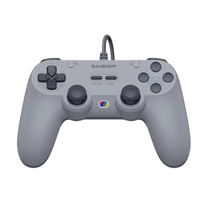 GameSir Tegenaria Lite Wired Game Controller For Switch, Android, iOS, PC, Steam With Retro 90s Design, Hall Effect Sticks, 1000Hz Polling Rate, Dual Rumble Motors, Mappable Back Buttons, Ultra-Low Latency, Ergonomic Design -Retro Gray by GameSir - Used - Good condition - US$12.98