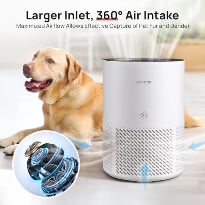 Clarston Air Purifiers for Home Lagre Room Up to 1950 Sq Ft Coverage with Air Quality Sensors, Auto Mode, Removing Odor, Dust, Smoke, Pet Dander by CLARSTON - Image 5