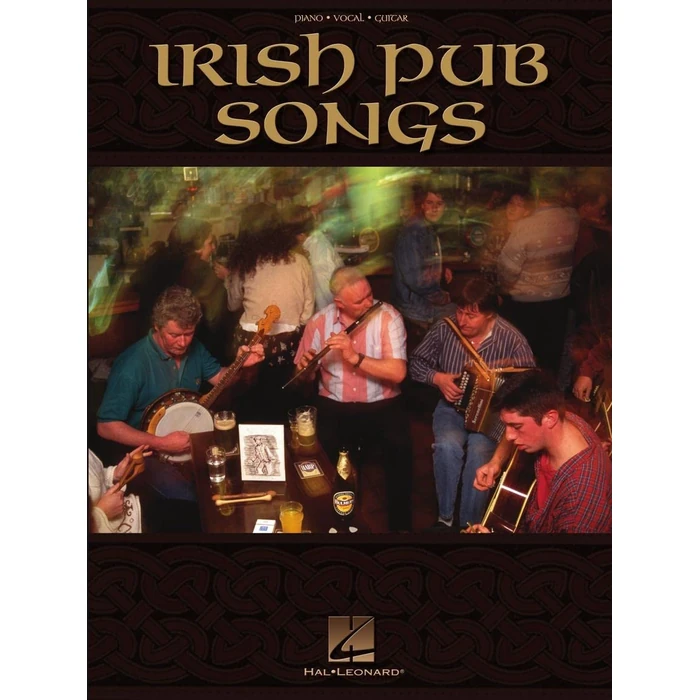 Irish Folk Songbook Piano, Vocal, Guitar Sheet Music | Traditional Irish Pub Songs Collection | Easy-to-Play Irish Tunes for Sing-Alongs, Performances & Music Teacher Resources | Gift for Pianists by Hal Leonard - Image 1