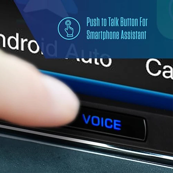 JENSEN J1CA7-BUC 7-inch Certified Apple CarPlay Android Auto | Double DIN Touchscreen Car Stereo Radio | Bluetooth Hands Free Calling & Music Streaming | Backup Camera Included | USB Charging by Jensen - Image 4