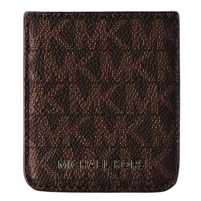 Michael Kors Phone Pocket Sticker with Adhesive Backing - Brown by Michael Kors - Refurbished - Brand New condition